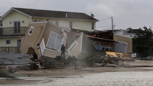 Sandy superstorm New York City Queens damage