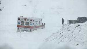 Sandy storm damage snow WEst Virginia