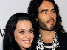 In this Jan. 30, 2010 file photo, Katy Perry and Russell Brand arrive at the annual Pre-GRAMMY Gala presented by The Recording Academy and Clive Davis at The Beverly Hilton Hotel in Beverly, Hills, Calif. (AP Photo/Chris Pizzello, File)