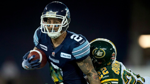 Toronto Argos Chad Owens CFL special teams award