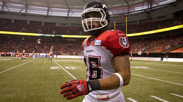 Calgary Stampeders' Marquay McDaniel