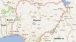 Nigeria is seen in this Google map.