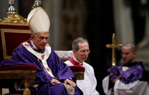 Pope Benedict celebrates last mass as pontiff