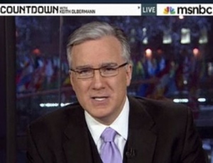 This frame grab from MSNBC video, shows Keith Olbermann on 'Countdown' on Jan. 21, 2011. Olbermann returned from one last commercial break on 'Countdown' to tell viewers it was his last broadcast.(AP Photo/MSNBC) 