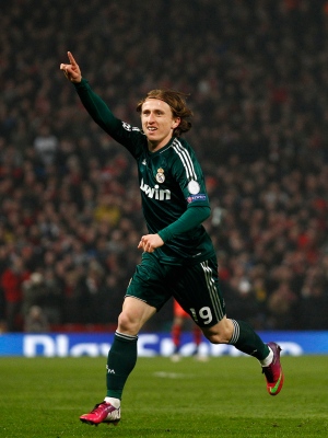 Real Madrid's Luka Modric