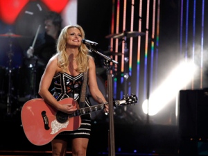 Miranda Lambert performs "Only Prettier" at the Grammy Nominations Concert on Wednesday, Dec. 1, 2010, in Los Angeles. (AP/Matt Sayles)