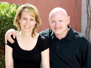 In this undated file photo provided by the office of Rep. Gabrielle Giffords, Giffords is shown with her husband, NASA astronaut Mark Kelly. (AP/Office of Rep. Gabrielle Giffords)