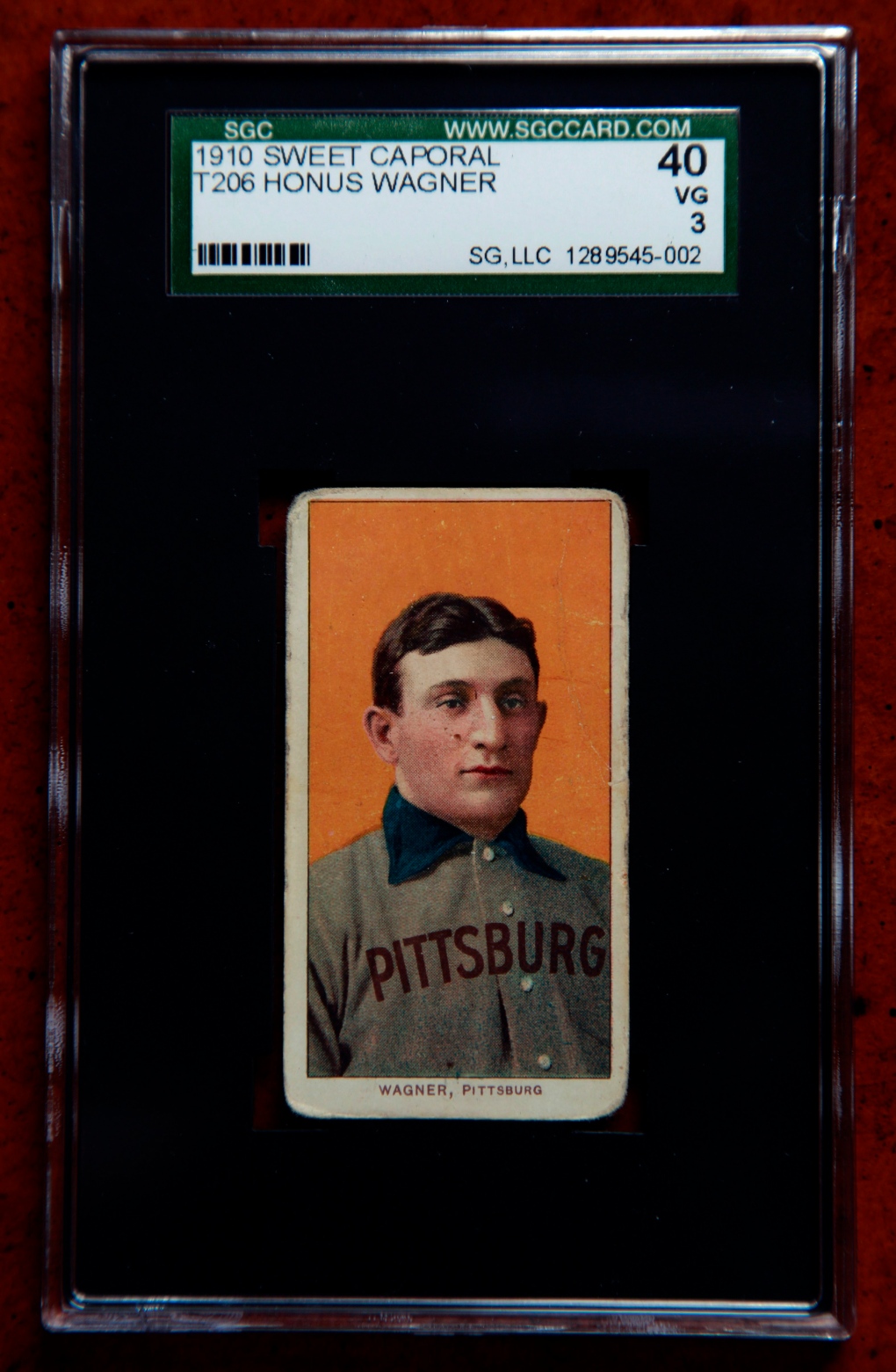 1909 Honus Wagner baseball card sells for $2.1 million