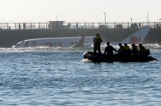 Lion Air plane crashes into sea Bali Indonesia