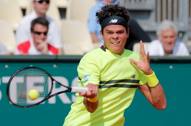 Milos Raonic eliminated Monte Carlo Masters tennis