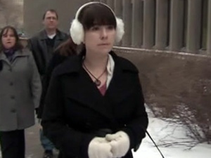 Nicole Kish, charged in a 2007 death, is seen on the first day of her trial in Toronto on Monday, Jan. 24, 2011.  