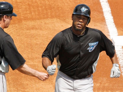 19 August 2009: Toronto Blue Jays 3rd baseman Edwin Encarnacion