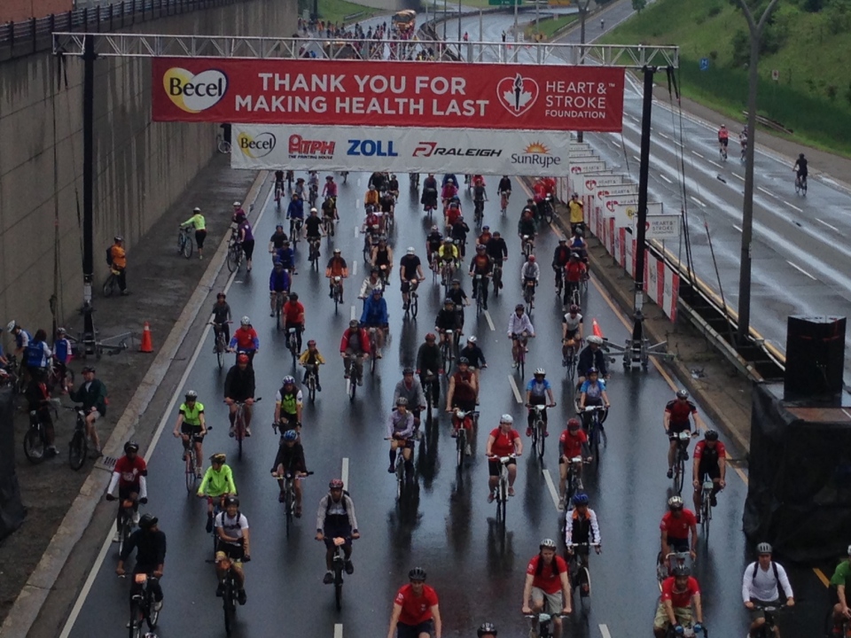 Cyclists raise record 5.5 million for Ride for Heart