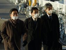 As restaurants and shops start to re-open, residents return to the streets in Fukushima, Japan, Thursday, March 31, 2011. Seawater some 360 yards (330 meters) from the shore south of the damaged Fukushima Dai-ichi nuclear complex measured 4,385 times the legal limit, up from 3,355 times the allowed amount the previous day, officials from plant operator Tokyo Electric Power Co. said. (AP Photo/Wally Santana)