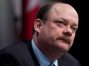 Thomas Kloet, CEO of TMX Group, attends a press conference in Toronto on Wednesday, February 9, 2011 to announce the proposed merger of the London Stock Exchange and the TMX Group. (THE CANADIAN PRESS/Chris Young)