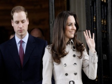 In this Tuesday March 8, 2011 file photo Britain's Prince William and his fiance Kate Middleton leave City Hall in Belfast, Northern Ireland. British divorce lawyers have words of warning for Prince William: Not all fairy tales have happy endings. The prince is set to wed his longtime love Kate Middleton on April 29, but if history is any guide, divorce lawyers say the heir to the British throne would be well advised to sign a prenuptial agreement. Britain's royal family has been plagued by a string of failed marriages. Three of Queen Elizabeth II's four children have been divorced, and William's uncle on his mother's side, Charles Spencer, has two ex-wives. (AP Photo/Peter Morrison)