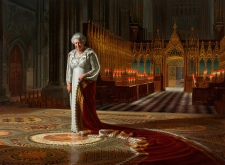 Queen Elizabeth portrait defaced
