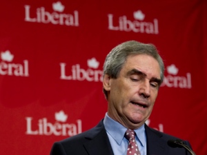 Liberal leader Michael Ignatieff announces his resignation as party leader Tuesday, May 3, 2011, in Toronto. (THE CANADIAN PRESS/Paul Chiasson)