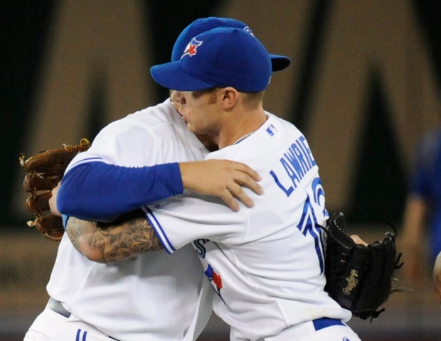 Jays celebrate end of losing streak