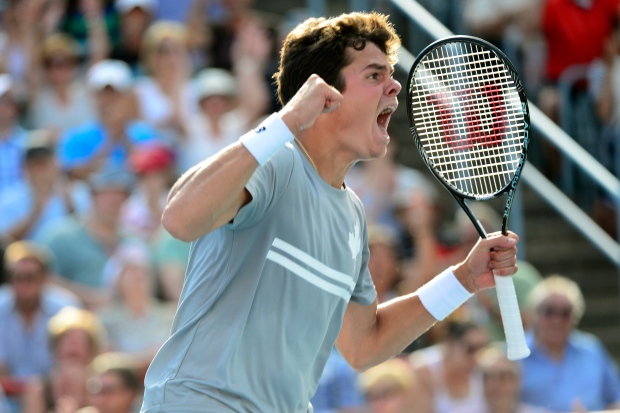 Milos Raonic advances to Rogers Cup final