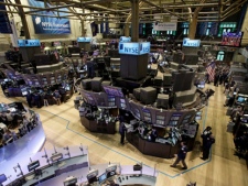 This Feb. 9, 2011, file photo shows the trading floor of the New York Stock Exchange. (AP Photo/Richard Drew, File)