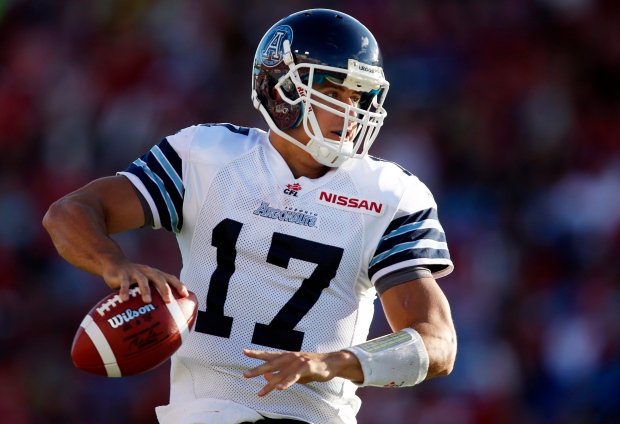 Toronto Argonauts' quarterback Zach Collaros