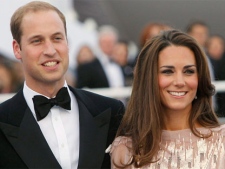 Prince William, left, and his wife Kate, Duchess of Cambridge, arrive at a charity event for Absolute Return for Kids, ARK, in central London, Thursday, June, 9, 2011. (AP / Alastair Grant)