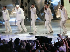 New Kids on The Block perform during the Much Music Video Awards in Toronto, on Sunday June 15, 2008 (J.P.Moczulski  / THE CANADIAN PRESS)