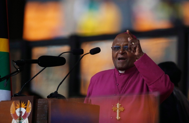 Desmond Tutu's home robbed, Mandela memorial