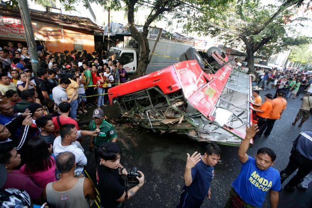 Manila Philippines bus accident