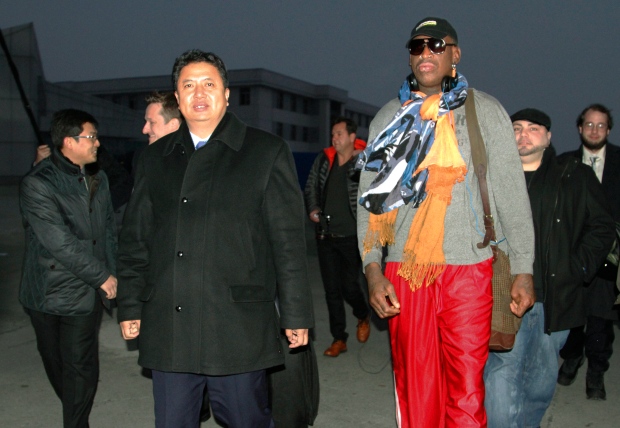 Dennis Rodman visits North Korea