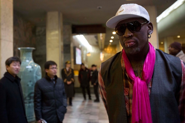 Dennis Rodman visits North Korea