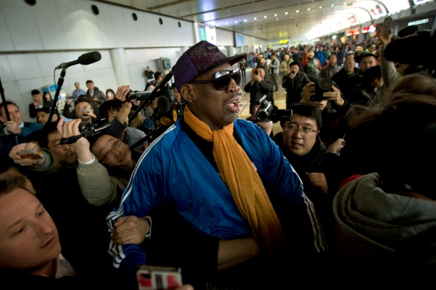 Dennis Rodman North Korea basketball game