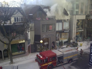 Yorkville Avenue fire