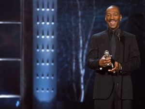 Eddie Murphy appears onstage at the �The Comedy Awards� presented by Comedy Central in New York, Saturday, March 26, 2011. (AP Photo/Charles Sykes)