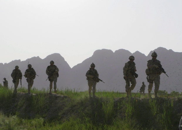 Canadian troops