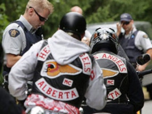 Two members of the Hells Angels are seen in this file photo. (CTV)