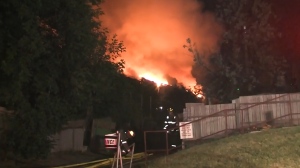 Brampton townhouse fire