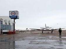 The Esso Avitat facility, routinely used by Keystone Air Service, is shown in Winnipeg, Tuesday, Jan. 10, 2012. A Keystone Air Service plane coming from Winnipeg crashed in North Spirit Lake, Ont. on Tuesday, killing four of the five people on board. (THE CANADIAN PRESS/Trevor Hagan)