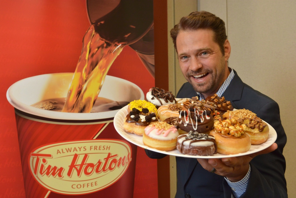 Tim Hortons competition pits Skor, cheesecake topped doughnuts