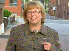 Green Party Leader Elizabeth May speaks to CTV's Canada AM on Thursday, Sept. 11, 2008.