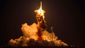 science experiment on hold after rocket explosion