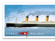 Canada Post unveiled Tuesday, March 20, 2012, the images of the five stamps that will be issued to mark the centennial of the sinking of RMS Titanic. (THE CANADIAN PRESS/HO, Canada Post)