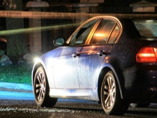 One person was wounded in a shooting on Dowling Circle in Markham early Monday, April 2, 2012. (CP24/Tom Stefanac)