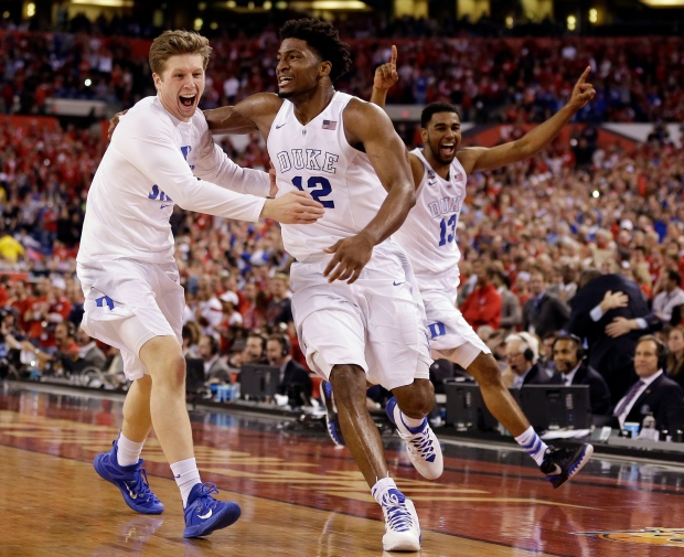 Duke wins March Madness with 6863 victory over Wisconsin