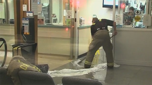 Water Main Break At Etobicoke General Hospital Floods Part