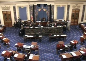 U.S. senators table new auto industry bailout deal in Washington, Thursday, Nov. 20, 2008.