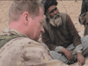 Trevor Greene was stationed in Afghanistan in 2006, leaving behind his child and fianc� to help re-build the war torn country.