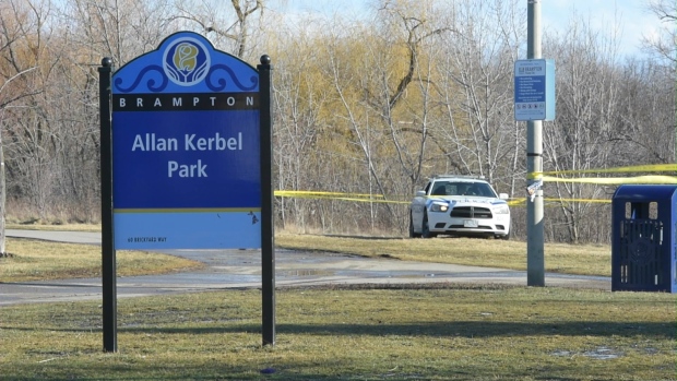 Brampton body found in pond 