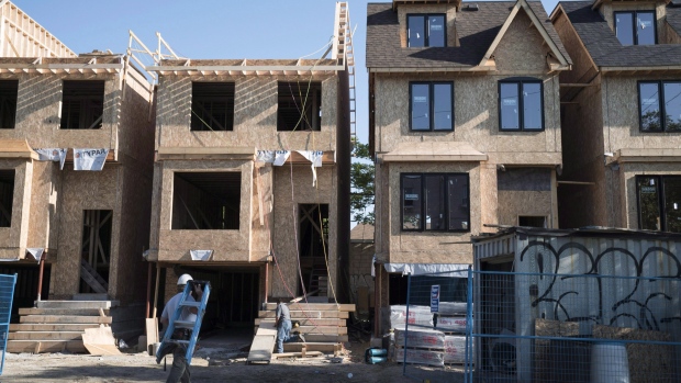 Homes housing under construction